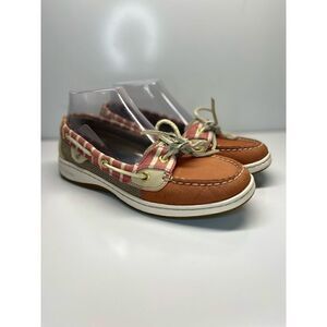 Sperry Women's Top Sider 9265760 Size 7M I-13 CH73 Leather Pink Stripes (E2)